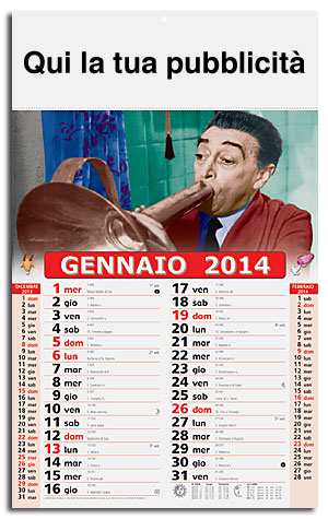 calendario illustrato Totò