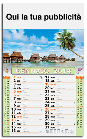 calendario illustrato travel - viaggi nelmondo