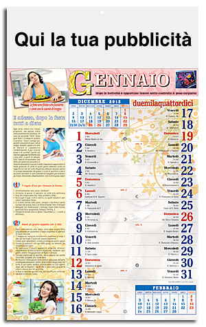 calendario illustrato viver sani