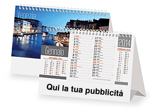 calendario da tavolo illustrato